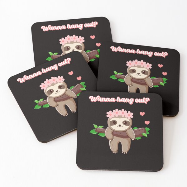Item preview, Wanna hang out Sloth Sloths designed and sold by ijustwannaplay.