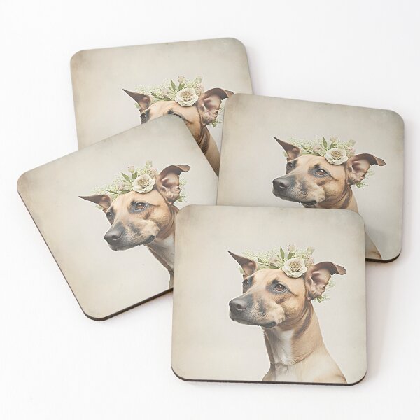 Item preview, Dog and flower collage 06 designed and sold by EmilyDayDreams.
