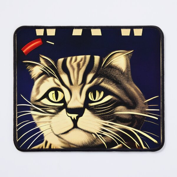 Item preview, Retro War Propaganda No War Cat - Vintage Style designed and sold by Dalive.