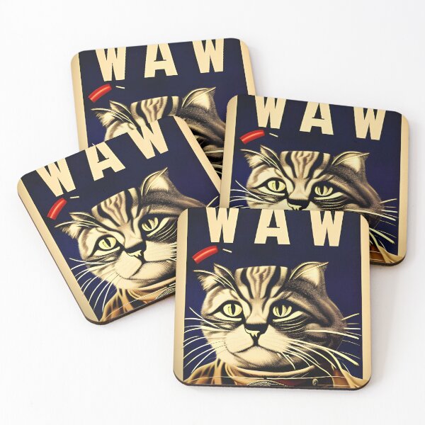 Item preview, Retro War Propaganda No War Cat - Vintage Style designed and sold by Dalive.