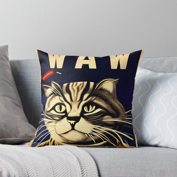 Item preview, Retro War Propaganda No War Cat - Vintage Style designed and sold by Dalive.