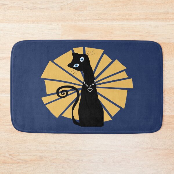 Item preview, Atomic Mid Century cat,Retro atomic cats,Mid Century Modern Cat,mid century black cat, designed and sold by Tamas Das.