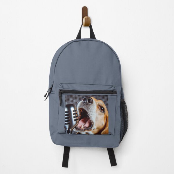 Item preview, Rock Star Beagle Singing In A Microphone, Dog 11 designed and sold by LesTheArt.
