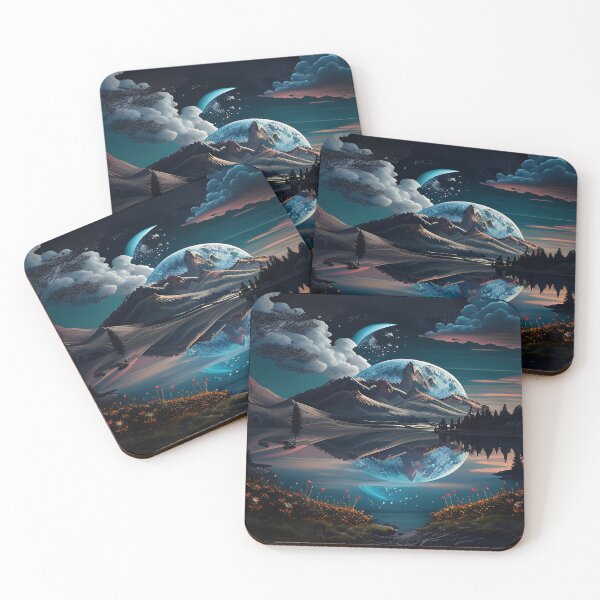 Item preview, Winter Mountain Moon designed and sold by D3monic.