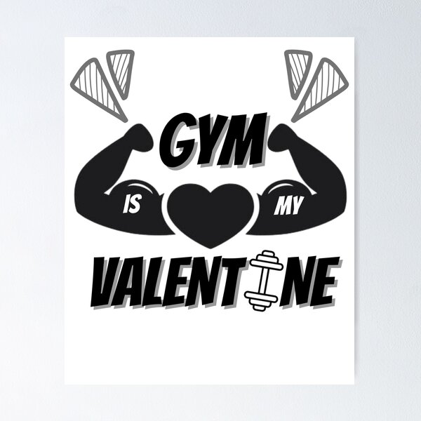 Happy Valentine's Day gifts for fit men, Valentine's Day gift ideas for men  2021, Gift ideas for gym lover and the energetic guy in your life Poster  for Sale by jkernz