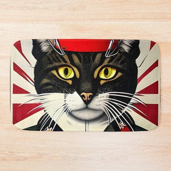 Item preview, Retro War Propaganda Cats General - Vintage War designed and sold by Dalive.