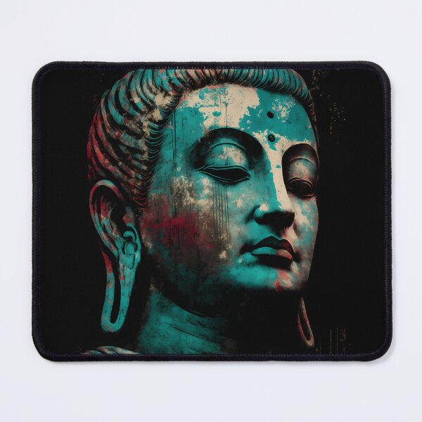 Item preview, Enlightened Mind: Buddha Portrait designed and sold by bharuarts.