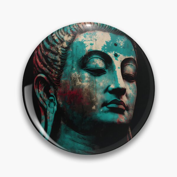 Item preview, Enlightened Mind: Buddha Portrait designed and sold by bharuarts.