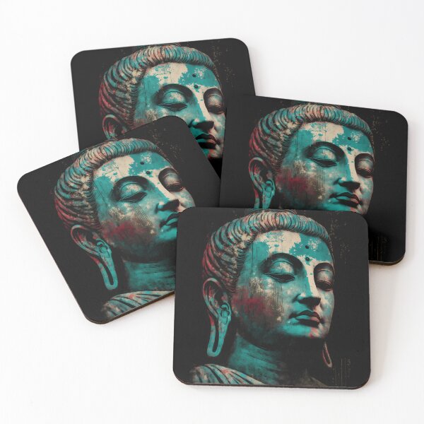 Item preview, Enlightened Mind: Buddha Portrait designed and sold by bharuarts.