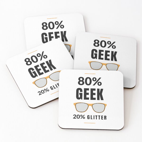 Item preview, Cool Geek - Glam Nerds -  Funny Geek - Geek Humor designed and sold by The Red Nox.
