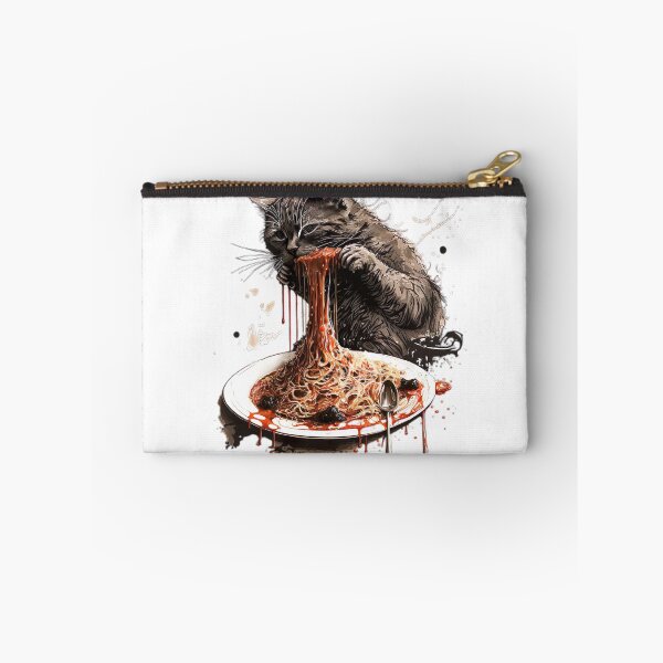 Item preview, Cat eating spaghetti  designed and sold by MystiS.