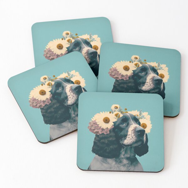 Item preview, Dog and flower collage 10 designed and sold by EmilyDayDreams.
