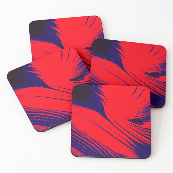 Item preview, Red and Blue Abstract Colors designed and sold by asurtiumgreen.