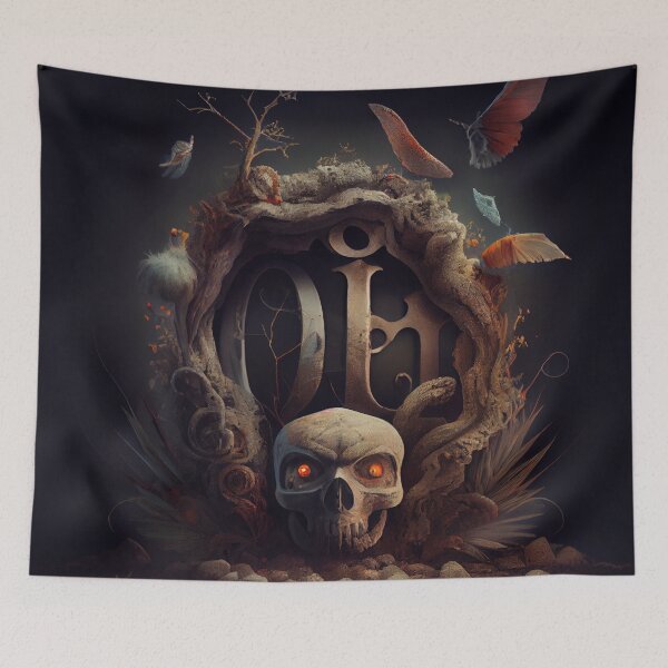 Item preview, The Quixotic Hinterland A Macabre Beguilement Digital Painting designed and sold by CodeAndColors.