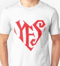 YES RED POSITIVITY Unisex T-Shirt