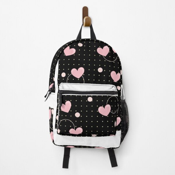 Item preview, Pink heart with black background designed and sold by sheelashop.