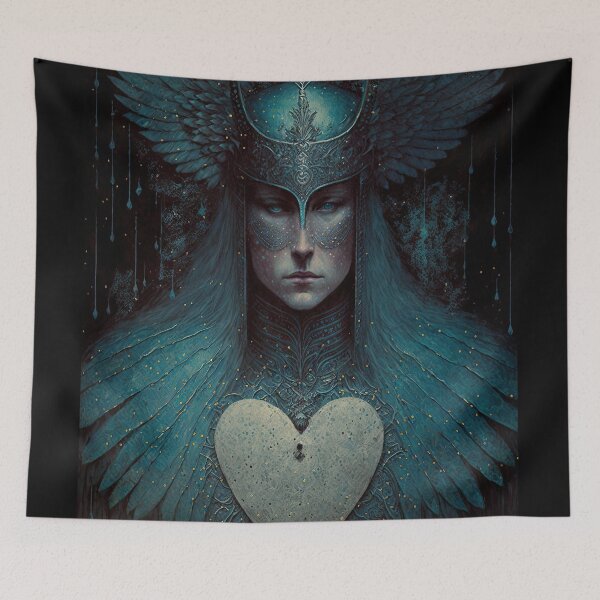 Item preview, Valkyrie Valentine Heart designed and sold by Gralok.