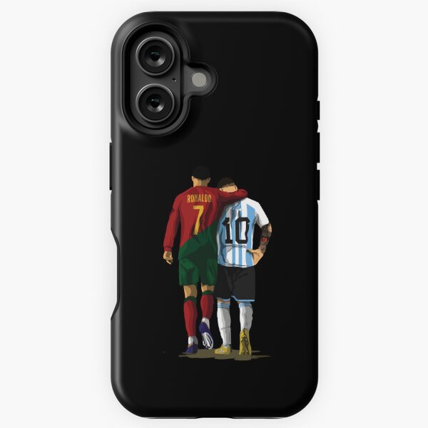 Item preview, Messi Ronaldo Chit Chat Illustration designed and sold by Lara Samuel.