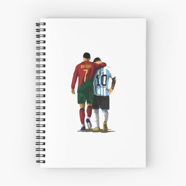 Item preview, Messi Ronaldo Chit Chat Illustration designed and sold by Lara Samuel.