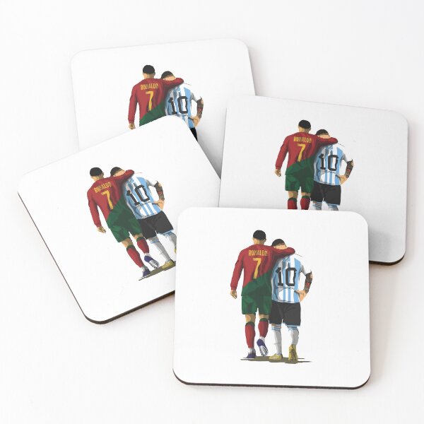 Item preview, Messi Ronaldo Chit Chat Illustration designed and sold by Lara Samuel.