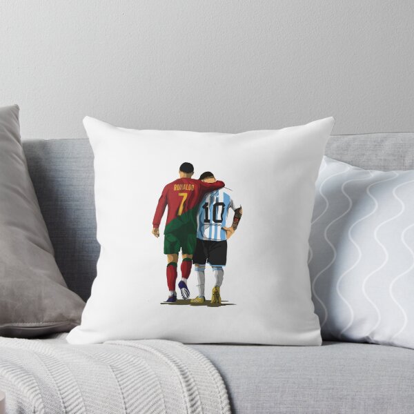 Vista previa del artículo con la obra «Ilustración de chat de Messi Ronaldo», diseñado y vendido por Lara Samuel.