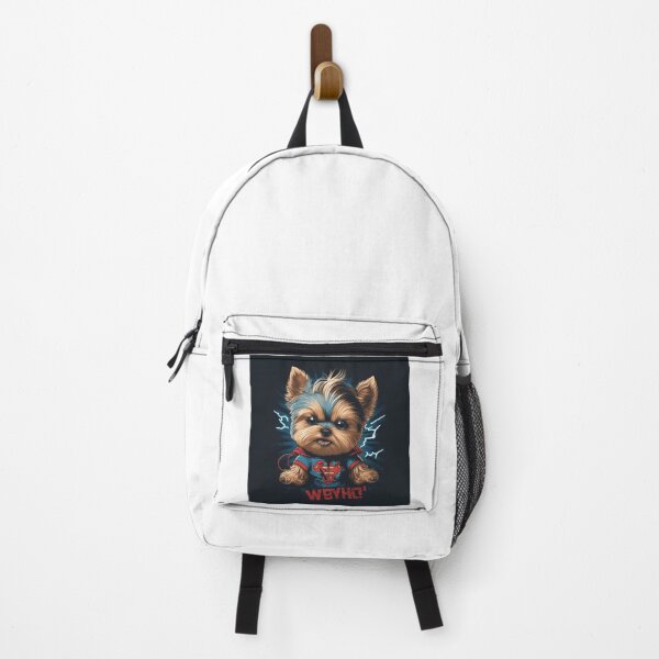 Item preview, A Superhero Dog Yorkie Brown White Black Cream Beige Man Woman Child designed and sold by Furry-BFF.