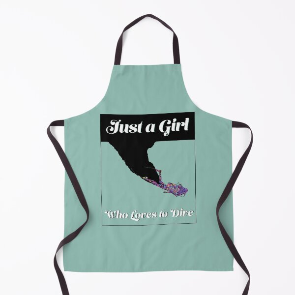 Item preview, Just a Girl Who Loves to Dive designed and sold by MandWthings.