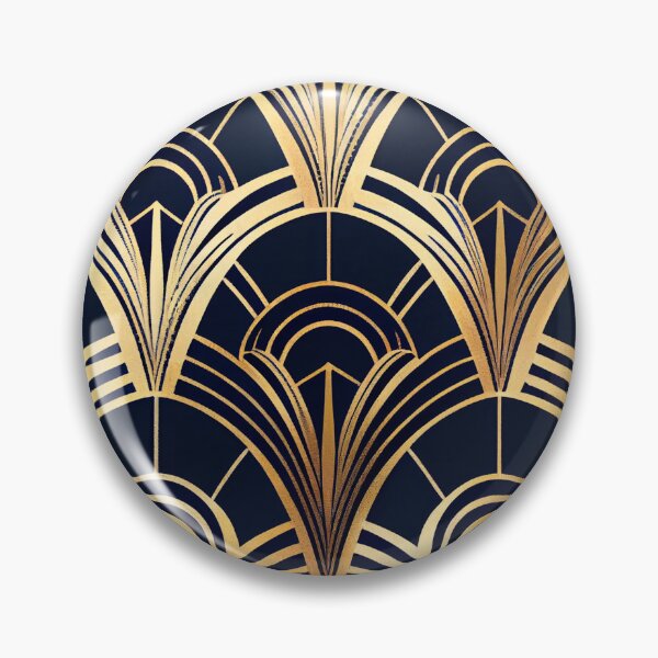 Artikelvorschau, Relaxed Art Deco Pattern Digital Painting entworfen und verkauft von CodeAndColors.
