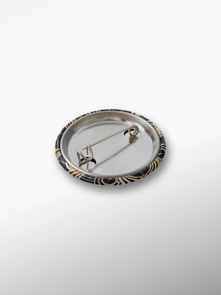 Thumbnail 2 von 3, Button, Relaxed Art Deco Pattern Digital Painting designt und verkauft von CodeAndColors.