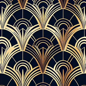 Vorschaubild zum Design Relaxed Art Deco Pattern Digital Painting von CodeAndColors