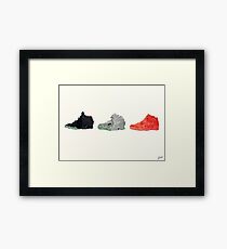 Nike Yeezy 2 Poster Framed Print