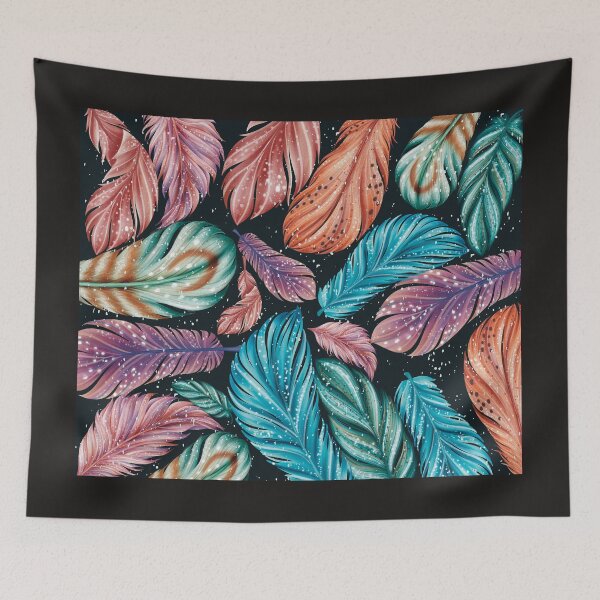 Item preview, Colourful wings pattern designed and sold by Cherrydsnshop.