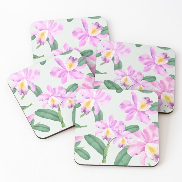 Item preview,  Watercolor Orchid Flower Market,farmers market flowers, florist market, flower market florist, exhibition, designed and sold by Tamas Das.