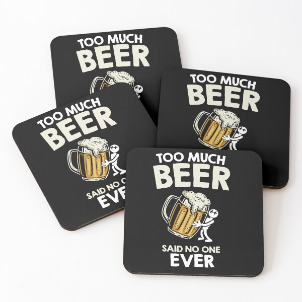 Item preview, Too much beer said no one ever designed and sold by VinagreShop.
