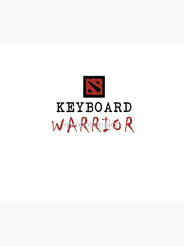 Dota 2 Keyboard Warrior Duvet Cover