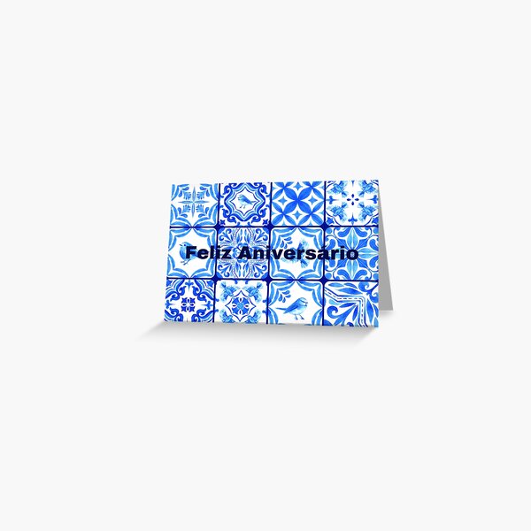 Item preview, Feliz Aniversário, happy birthday in Portuguese, Portuguese birthday  designed and sold by Pommallina.