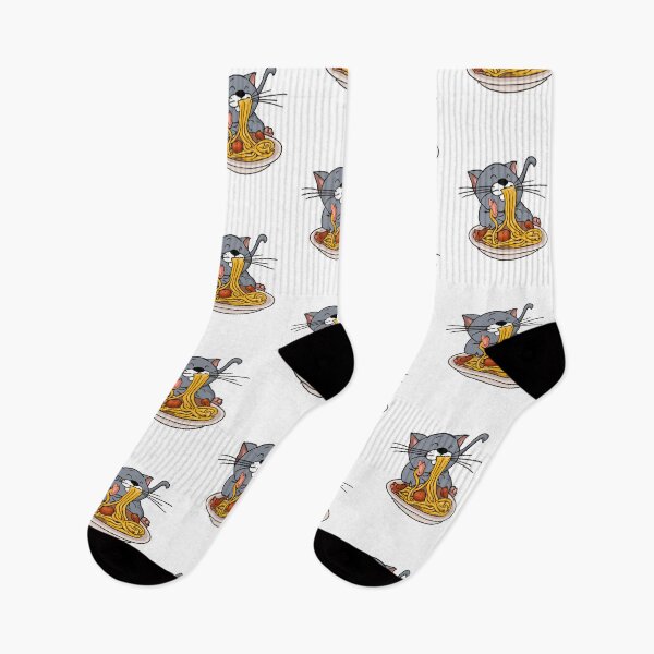 Item preview, Funny Cat Eating Spaghetti designed and sold by Anton Ashraf.