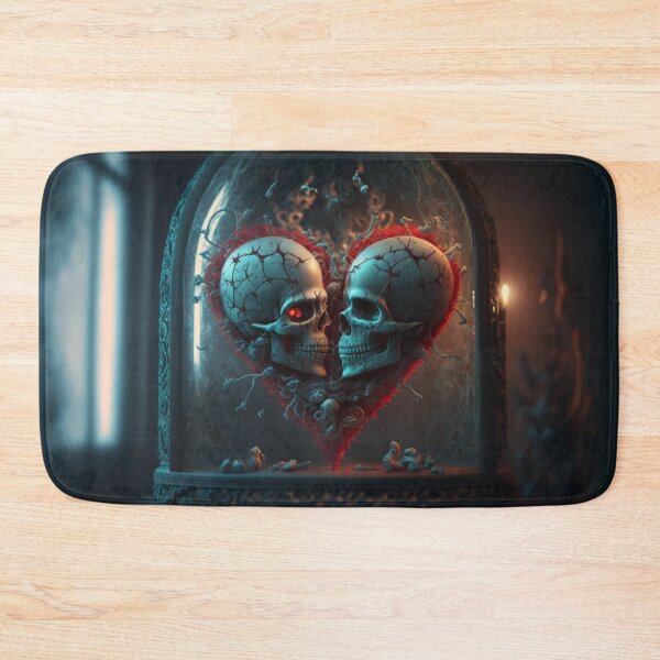 Item preview, Heart Skulls Valentines Day Life too Death Trending designed and sold by Dualism619.