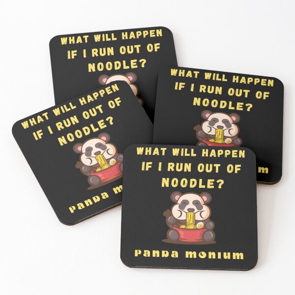 Item preview,  What Will Happen If I Run Out Of Noodle? PANDAMONIUM designed and sold by artfartzzz.