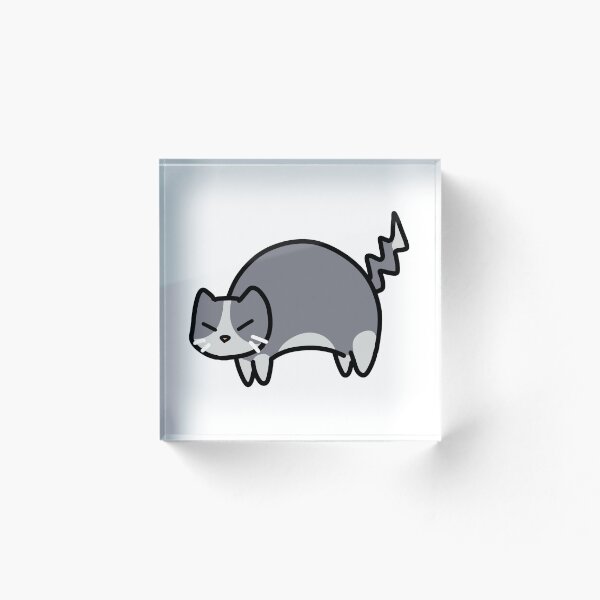 Artikelvorschau, Runde Cartoon-Katze - Wütend entworfen und verkauft von HJacka.