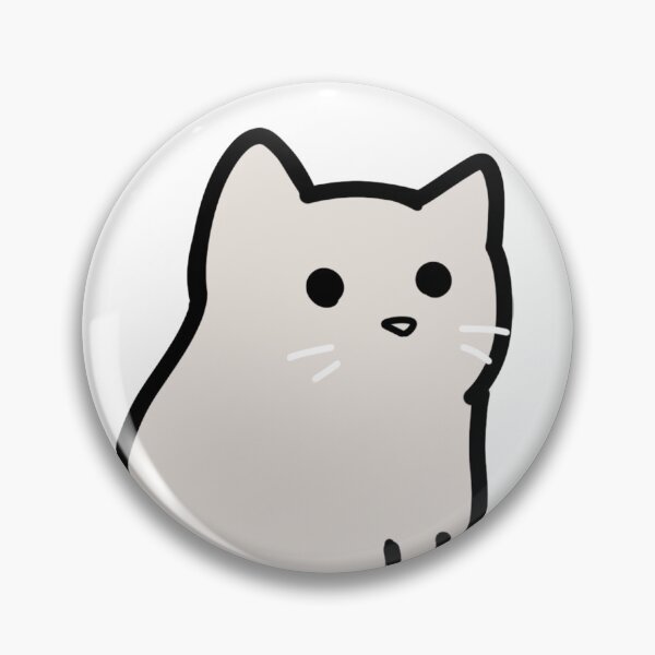 Item preview, Round Cartoon Cat - Sitting designed and sold by HJacka.