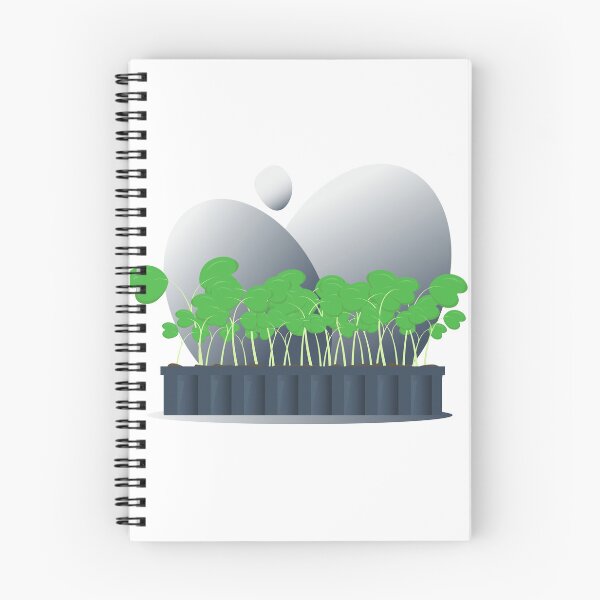 Item preview, Microgreens kit. Microgreens growing kit illustration. Organic microgreen designed and sold by ElenaPost.