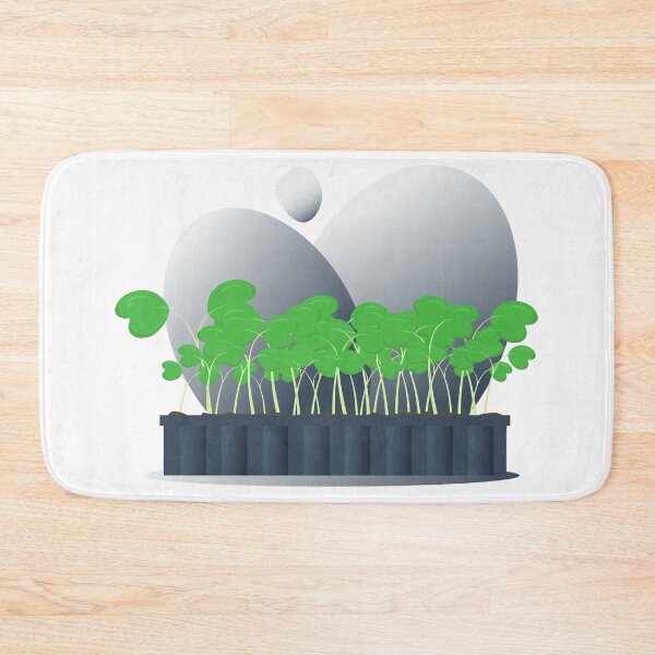 Item preview, Microgreens kit. Microgreens growing kit illustration. Organic microgreen designed and sold by ElenaPost.