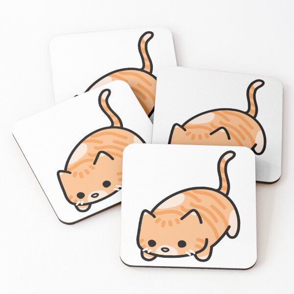 Item preview, Round Cartoon Cat  designed and sold by HJacka.