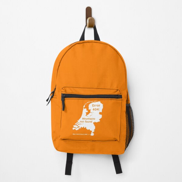 Item preview, Netherlands Error 404: Mountains not found (white for dark background) designed and sold by Jeeb-Arts.