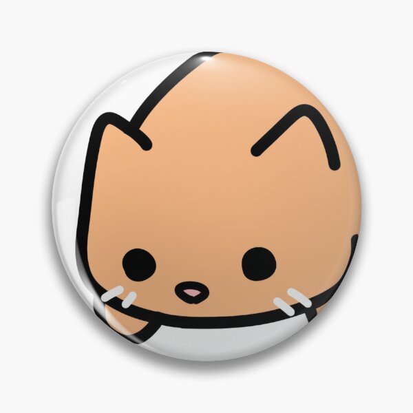 Item preview, Round Cartoon Cat  designed and sold by HJacka.