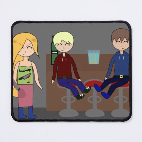 Item preview, Nate and Ted at the bar - Yvonne arrives designed and sold by GooglyEyes-.
