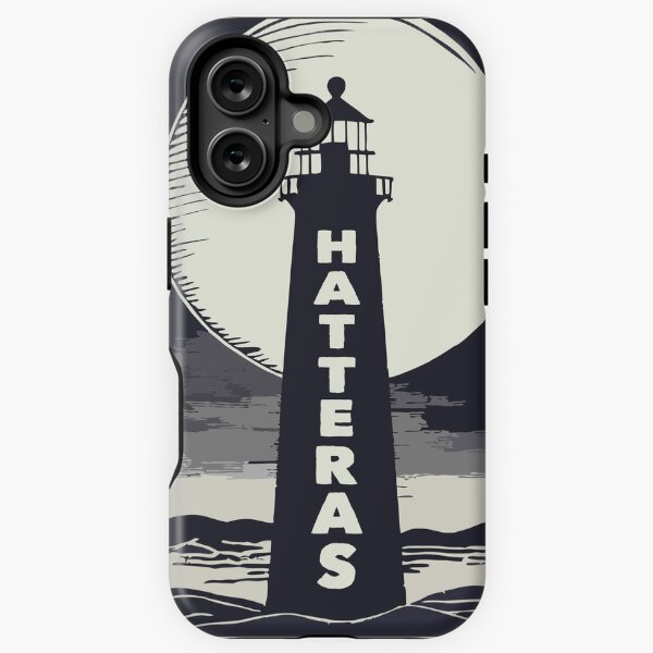 Artikel-Vorschau von Cape Hatteras North Carolina Leuchtturm Mond, designt und verkauft von Esskay Designs.