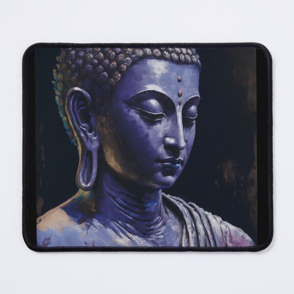 Item preview, The Path to Peace - Blue Buddha Art designed and sold by bharuarts.