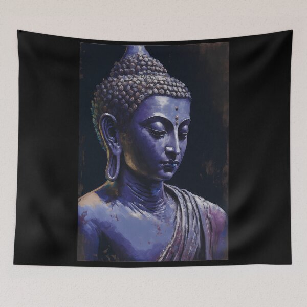 Item preview, The Path to Peace - Blue Buddha Art designed and sold by bharuarts.